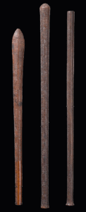 Polynesian war clubs from tonga