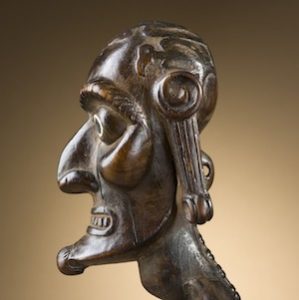 Easter island wooden sculpture